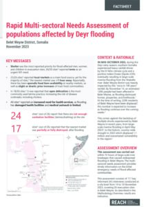 REACH Somalia RNA Flooding Factsheet Belet Weyne district (November 2023)