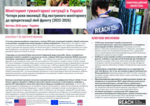 Моніторинг гуманітарної ситуації: Чотири роки еволюції: Від екстреного моніторингу до пріоритизації лінії фронту (2022-2026)