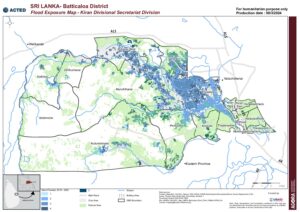 Area Based Risk Assessment Map Sri Lanka Kiran Flood March 2024