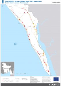 REACH_BGD_Map_CoxsBazar_CycloneShelters_Teknaf_25AUG2018_A1