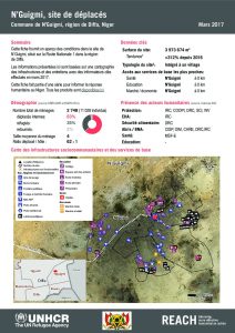 NER_HCR_Factsheet_Profil Site de Déplacés_Commune de N'Guigmi_N'Guigmi_Mars 2017