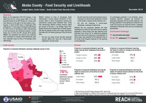 SSD_Factsheet_Assessment of Hard-to-Reach Areas FSL_IPC_December 2018