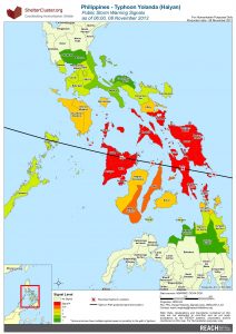 PHL - Public Storm Warning Signals as of 06:00, 08 November 2013