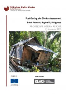 PHL - Post-Earthquake Shelter Assessment Bohol Province, Region VII PROVISIONAL INTERIM REPORT 11 November 2013