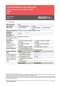 REACH Haïti TdR Initiative Conjointe de Suivi des Marchés (ICSM) Novembre 2020