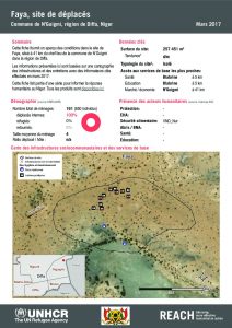 NER_HCR_Factsheet_Profil Site de Déplacés_Commune de N'Guigmi_Faya_Mars 2017