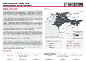 SYR_Factsheet_HSOS Governorate Factsheet Homs_February 2018