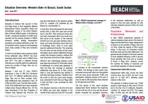 SSD_Situation Overview_Western Bahr el Ghazal_April-June 2017
