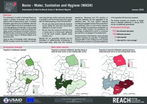 Hard-to-Reach WASH Factsheet in Borno State, Nigeria, January 2020