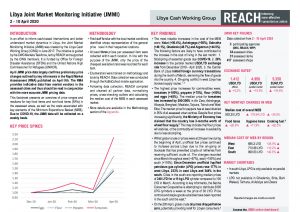 Joint Market Monitoring Initiative (JMMI) Libya, Situation Overview – April 2020 (week 1)