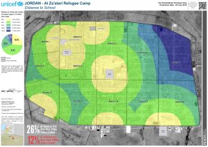 JOR_Map_SyriaCrisis_AlZa'atariCamp_DistancetoSchools_17Jun2014_A1