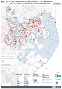Bangladesh - Cox's Bazar - Camp 8E Potential Flood and Landslide Risk to Facilities