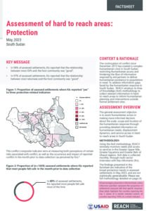 Assessment of Hard to Reach Areas: Protection, May 2023
