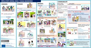 RCA : Vulgarisation de résultats de l'évaluation multisectorielle des besoins (MSNA) 2022 - Kaga Bandoro