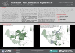 SSD_Factsheet_Assessment of Hard-to-Reach Areas WASH_September 2018