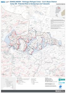 Bangladesh - Cox's Bazar - Camp 2W Potential Flood and Landslide Risk to Water Points