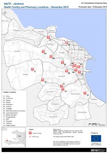 Haiti- Jeremie Health Facility Locations