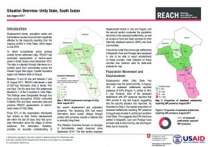 SSD_Situation Overview_Unity State_August 2017