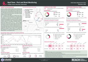 REACH SSD Factsheet Nyal Town September 2022
