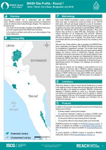 BGD_Factsheet_WASH Site Profiling_Camp_Overview_July2018