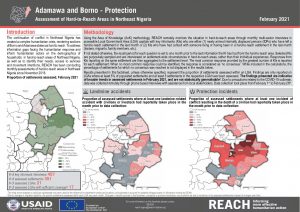 Hard to Reach Assessment in Northeast Nigeria, Protection Factsheet, February 2021