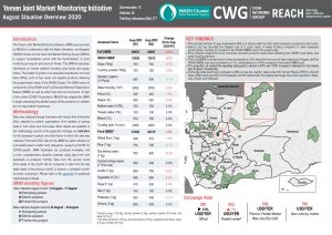 Yemen, Joint Market Monitoring Initiative (JMMI), Situation Overview, August 2020