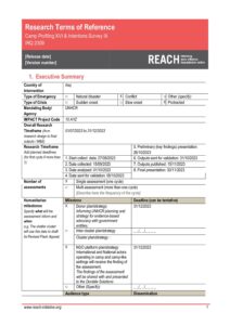 REACH Iraq ToR Camp Profiling (09-2023)