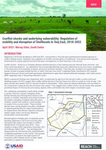 REACH Conflict Shocks and Underlying Vulnerability 2018-2022, April 2023