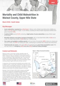 South Sudan Brief Maiwut SMART survey March 2026