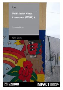 PANDA Iraq Refugee Multi-Sector Needs Assessment V 2020