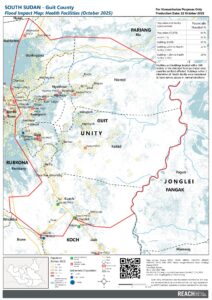 South Sudan - Flood Impact Health Facilities Guit County (October 2025)