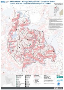 Bangladesh - Cox's Bazar - Camp 3 Potential Flood and Landslide Risk to Facilities