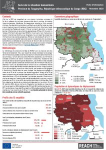 Suivi de la situation humanitaire au Tanganyika, novembre 2020