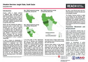 SSD_Situation Overview_Jonglei State_January-March 2018