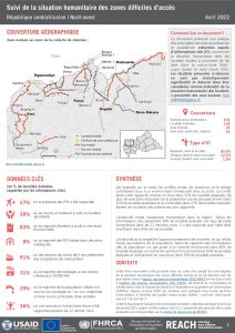 Evaluation multisectorielle dans les zones difficiles d’accès, Nord-ouest, RCA – Avril 2022