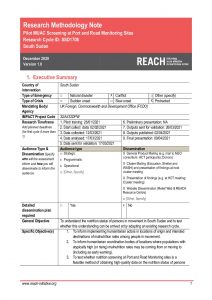 REACH SSD Methodology Note MUAC Screening at PRM Sites January 2021