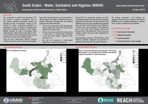 SSD_Factsheet_Assessment of Hard-to-Reach Areas WASH_January 2018