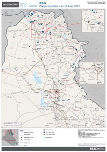 REACH IRQ Map REF IRAQ CampLocation 28JUN2021 A1