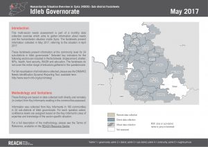 SYR_Factsheet_HSOS Sub-District Factsheets Idleb_May2017