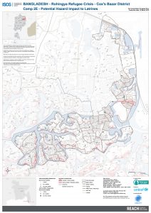 Bangladesh - Cox's Bazar - Camp 2E Potential Flood and Landslide Risk to Latrines