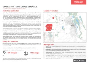 REACH I MLI I Ménaka ABA post-RRM I Factsheet C2 I Août