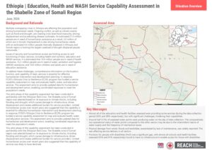 REACH Ethiopia Service Capabilities Assessment Shabelle Zone, Somali