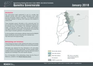 SYR_Factsheet_HSOS Subdistrict Factsheet Quneitra_January 2018