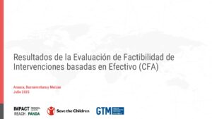 REACH Colombia Presentación Cash Feasibility Assessment (CFA) - SCC (2025-07))