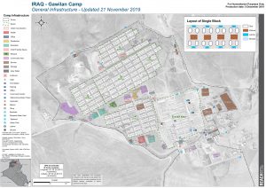Iraq  Map Refugee Gawilan A1 - 21Nov.2019