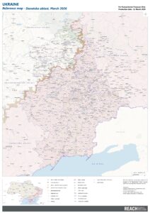 REACH UKR Map REF Donetska oblast Overview Map vertical 11 MARCH 2026 A0 EN