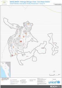BGD_Map_CoxsBazar_ChildProtectionFacilities_Camp 21_28OCT2018_A1
