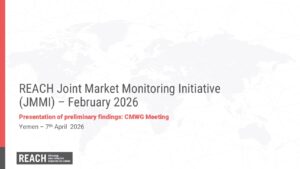 REACH Joint Market Monitoring Initiative (JMMI)_Preliminary findings of February 2026