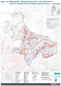 Bangladesh - Cox's Bazar - Camp 1W Potential Flood and Landslide Risk to Facilities