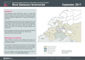 SYR_Factsheet_Sub-District Factsheet Rural Damascus Governorate_September 2017